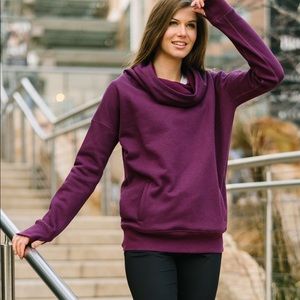 Zyia Active Plum Oh So Soft Hoodie XXXL